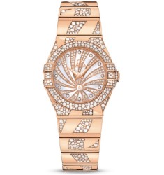 Omega Constellation Luxury Edition Quarz Small Watch Replica 123.55.27.60.55.011