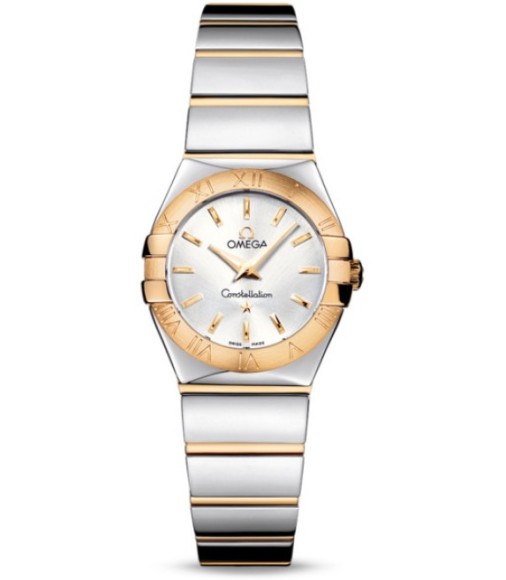 Omega Constellation Polished Quarz Mini Watch Replica 123.20.24.60.02.004