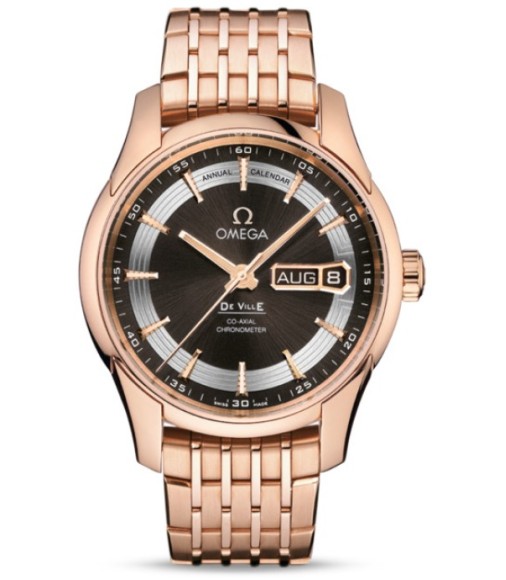 Omega De Ville Hour Vision Annual Calendar Watch Replica 431.60.41.22.13.001