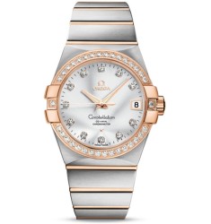 Omega Constellation Chronometer 38mm Watch Replica 123.25.38.21.52.001