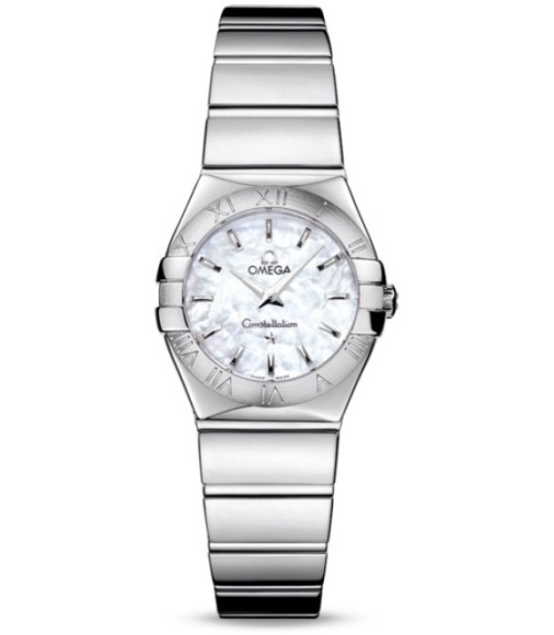 Omega Constellation Polished Quarz Mini Watch Replica 123.10.24.60.05.002