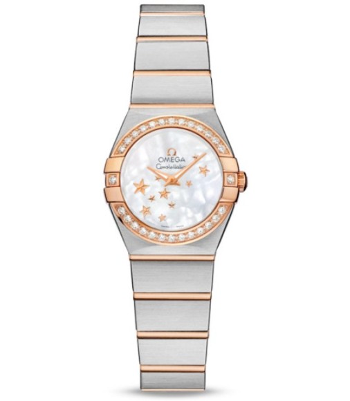 Omega Constellation Brushed Quarz Mini Watch Replica 123.25.24.60.05.002