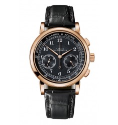 A. Lange & Sohne 1815 Chronograph 414.031 Pink Gold/Black/Pulsometer Replica Watch