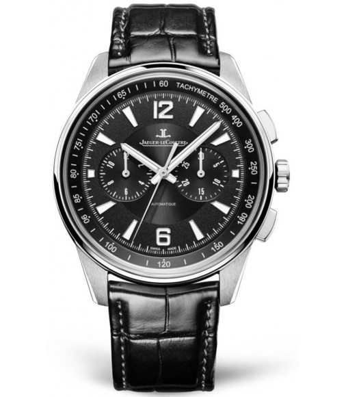 Jaeger-LeCoultre 9028470 Polaris Chronograph Stainless Steel/Black/Alligator fake watch