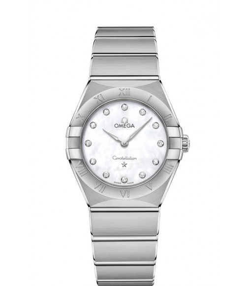 OMEGA Constellation Steel Diamonds Replica Watch 131.10.28.60.55.001