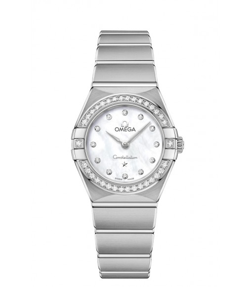 OMEGA Constellation Steel Diamonds Replica Watch 131.15.25.60.55.001