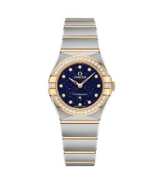 OMEGA Constellation Steel yellow gold Diamonds Replica Watch 131.25.25.60.53.001