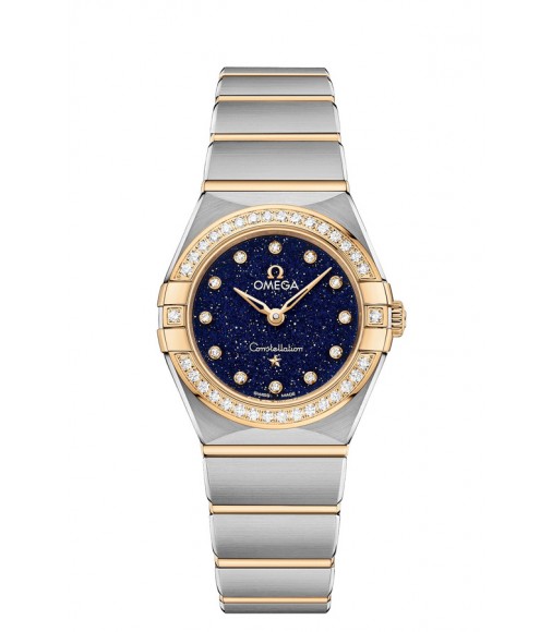 OMEGA Constellation Steel yellow gold Diamonds Replica Watch 131.25.25.60.53.001