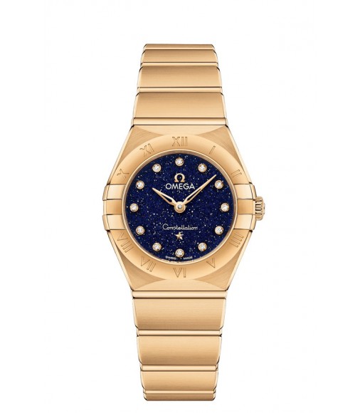 OMEGA Constellation Yellow gold Diamonds Replica Watch 131.50.25.60.53.001