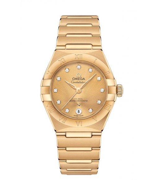 OMEGA Constellation Yellow gold Anti-magnetic Replica Watch 131.50.29.20.58.001
