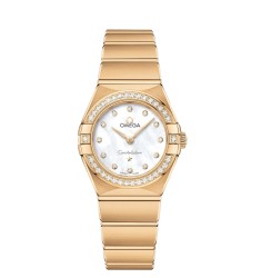 OMEGA Constellation Yellow gold Diamonds Replica Watch 131.55.25.60.55.002