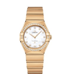 OMEGA Constellation Yellow gold Diamonds Replica Watch 131.55.28.60.55.002