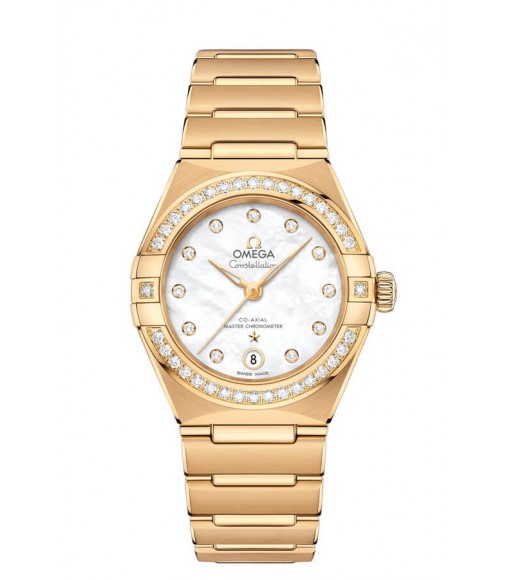 OMEGA Constellation Yellow gold Anti-magnetic Replica Watch 131.55.29.20.55.002