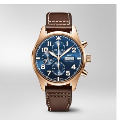 Replica IWC Pilots Watch Chronograph Edition Le Petit Prince Blue Dial Automatic Self Wind IW377721