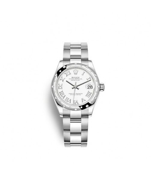 Copy Rolex Datejust 31 White Rolesor white dial Oyster Watch