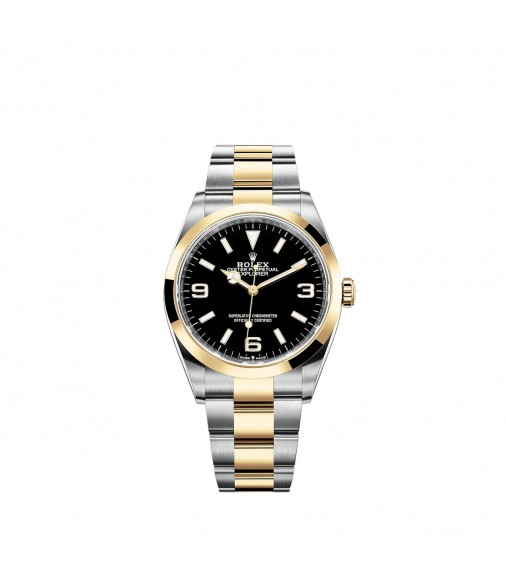 Replica Rolex Explorer Rolesor Oystersteel and 18 ct yellow gold M124273-0001 Watch