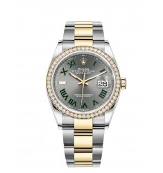 Replica Rolex Datejust 36 Yellow Rolesor combination of Oystersteel 18 ct gold M126283RBR-0022
