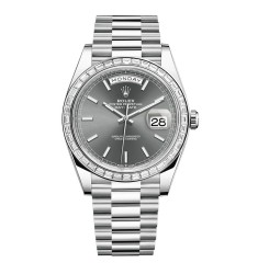 Replica Rolex Day-Date 40 Watch Platinum M228396TBR-0031