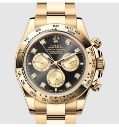 Fake Rolex Cosmograph Daytona 116508 Stainless Steel Black Dial Oyster Bracelet Watch