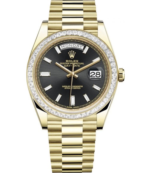 Replica Rolex Day-Date 118398 Two-tone President Bracelet Watch m228398tbr-0041
