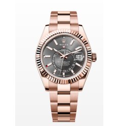 Rolex Sky-Dweller Rose Gold Slate Dial Oyster Men's Watch m336935-0004