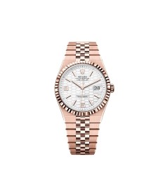 Rolex 127335-0001 Land-Dweller 40 Everose White Flat Jubilee