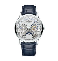 Vacheron Constantin 4030T/000P-H054 : Traditionnelle Perpetual Calendar Retrograde Date Openface Platinum / 170th Anniversary