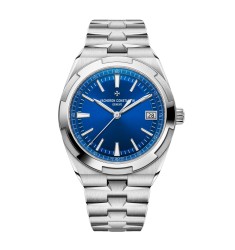 Vacheron Constantin 4520V/210A-B128 : Overseas Date Stainless Steel / Blue