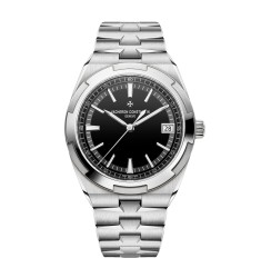 Vacheron Constantin 4520V/210A-B483 : Overseas Date Stainless Steel / Black