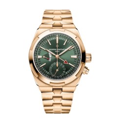 Vacheron Constantin 7920V/210R-B965 : Overseas Dual Time Pink Gold / Green