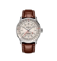 Breitling A32310211G1P1 : Navitimer GMT 41 Automatic Stainless Steel / Silver