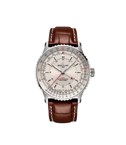 Breitling A32310211G1P1 : Navitimer GMT 41 Automatic Stainless Steel / Silver Breitling A32310211G1P1 : Navitimer GMT 41 Automatic Stainless Steel / Silver
