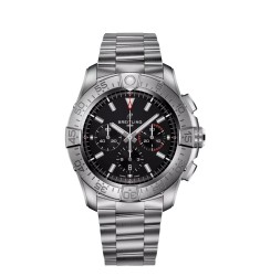 Breitling EB0148101B1E1 : Super Avenger B01 Chronograph 46 Titanium / Black / Bracelet