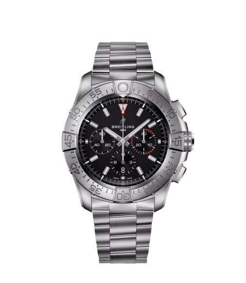 Breitling EB0148101B1E1 : Super Avenger B01 Chronograph 46 Titanium / Black / Bracelet