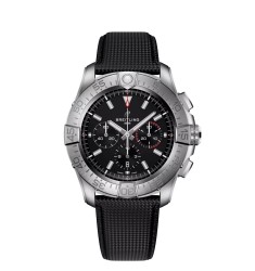Breitling EB0148101B1X1 : Super Avenger B01 Chronograph 46 Titanium / Black / Strap