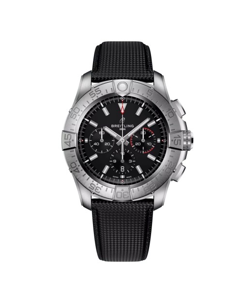 Breitling EB0148101B1X1 : Super Avenger B01 Chronograph 46 Titanium / Black / Strap