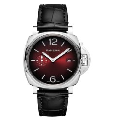 Panerai PAM01424 : Luminor Due 42 3 Days Date Stainless Steel / Burgundy