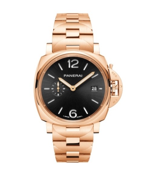 Panerai PAM01442 : Luminor Due 42 Automatic TuttoOro / Grey