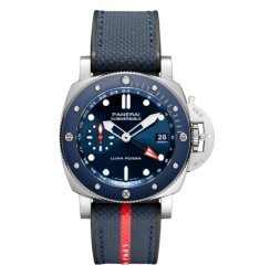 Panerai PAM01507 : Submersible GMT Luna Rosas Titanio