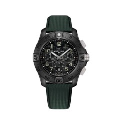 Breitling SB0148101B1X1 : Super Avenger B01 Chronograph 46 Night Mission / Black / Strap