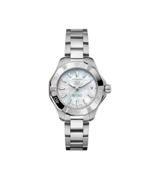 TAG Heuer WBP1312.BA0005 : Aquaracer Professional 200 Solargraph 34 Stainless Steel / MOP