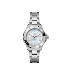 TAG Heuer WBP1313.BA0005 : Aquaracer Professional 200 Solargraph 34 Stainless Steel / MOP - Diamond