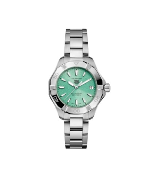 TAG Heuer WBP1315.BA0005 : Aquaracer Professional 200 Solargraph 34 Stainless Steel / Turquoise