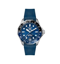 TAG Heuer WBP5114.FT6259 : Aquaracer Professional 300 GMT 42 Stainless Steel / Blue / Rubber