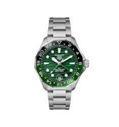 TAG Heuer WBP5115.BA0013 : Aquaracer Professional 300 GMT 42 Stainless Steel / Green