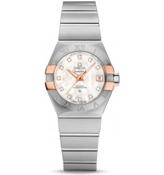 Omega Constellation Brushed Chronometer Watch Replica 123.20.27.20.55.004
