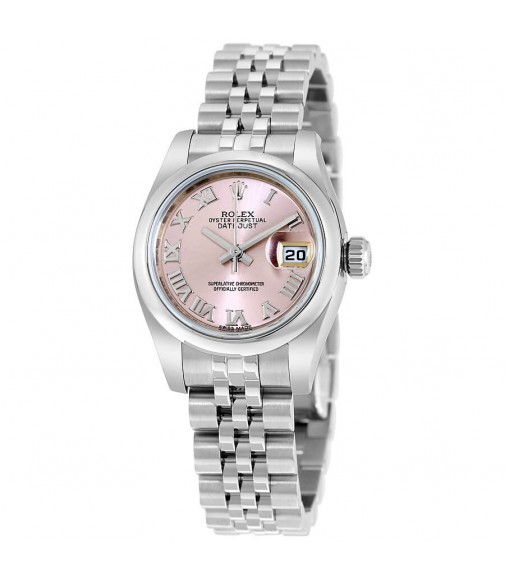 Rolex Datejust Lady Rose Dial 179160 Jubilee Automatic Watch