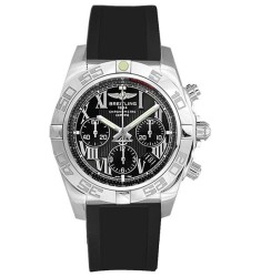 Breitling Chronomat 44 Black Diver Pro Rubber Strap Watch Replica AB011012/B956-134S