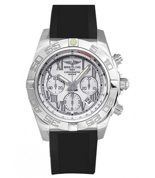 Breitling Chronomat 44 Black Diver Pro Rubber Strap Watch Replica AB011012/G676-134S
