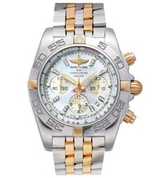 Breitling Chronomat 44 Yellow Gold and Steel Watch Replica IB011012/A698